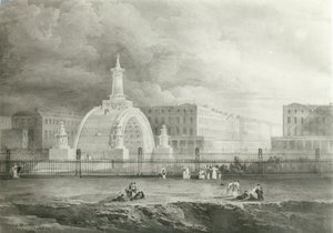 The Proposed Triumphal Arch from Portland Place to Regent